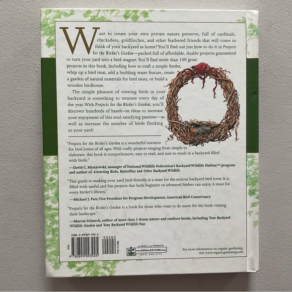 Projects for the Birder’s Garden Hardcover Book - Picture 4 of 5